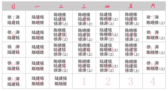 仁慈婦產3月坐診表